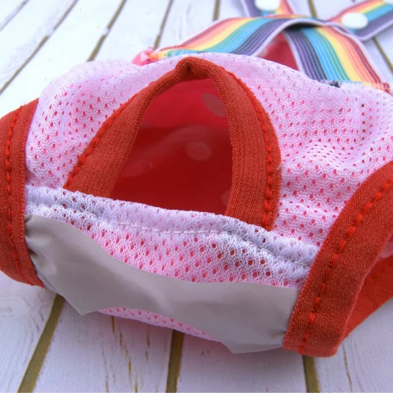 Bawełniane Majtki Dla Suczki Z Kropeczkami – Urocza I Higieniczna Ochrona Na Cieczkę