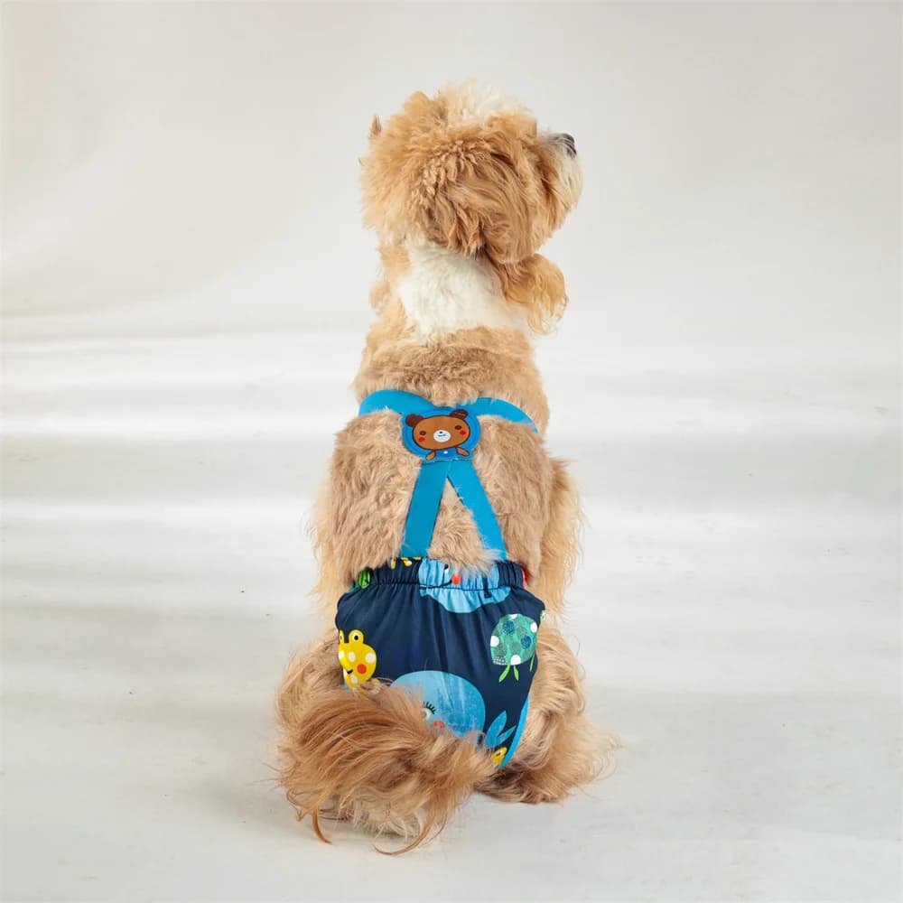 Majteczki Ochronne Dla Suczki Z Wzorkami – Figi Higieniczne Na Czas Cieczki Lub Nietrzymania Moczu