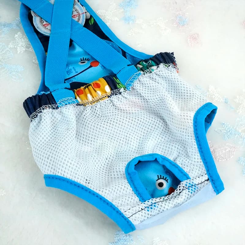 Majteczki Ochronne Dla Suczki Z Wzorkami – Figi Higieniczne Na Czas Cieczki Lub Nietrzymania Moczu