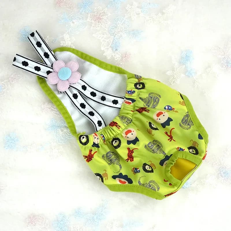 Majteczki Ochronne Dla Suczki Z Wzorkami – Figi Higieniczne Na Czas Cieczki Lub Nietrzymania Moczu